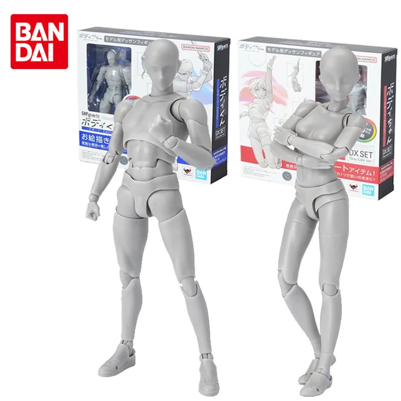 

Bandai S.H. Фигурarts для мужчин и женщин, художественный элемент, примитивная спортивная коллекция для тела, набор DX (серый цвет Ver.) Аниме экшн-фигурки Детские игрушки
