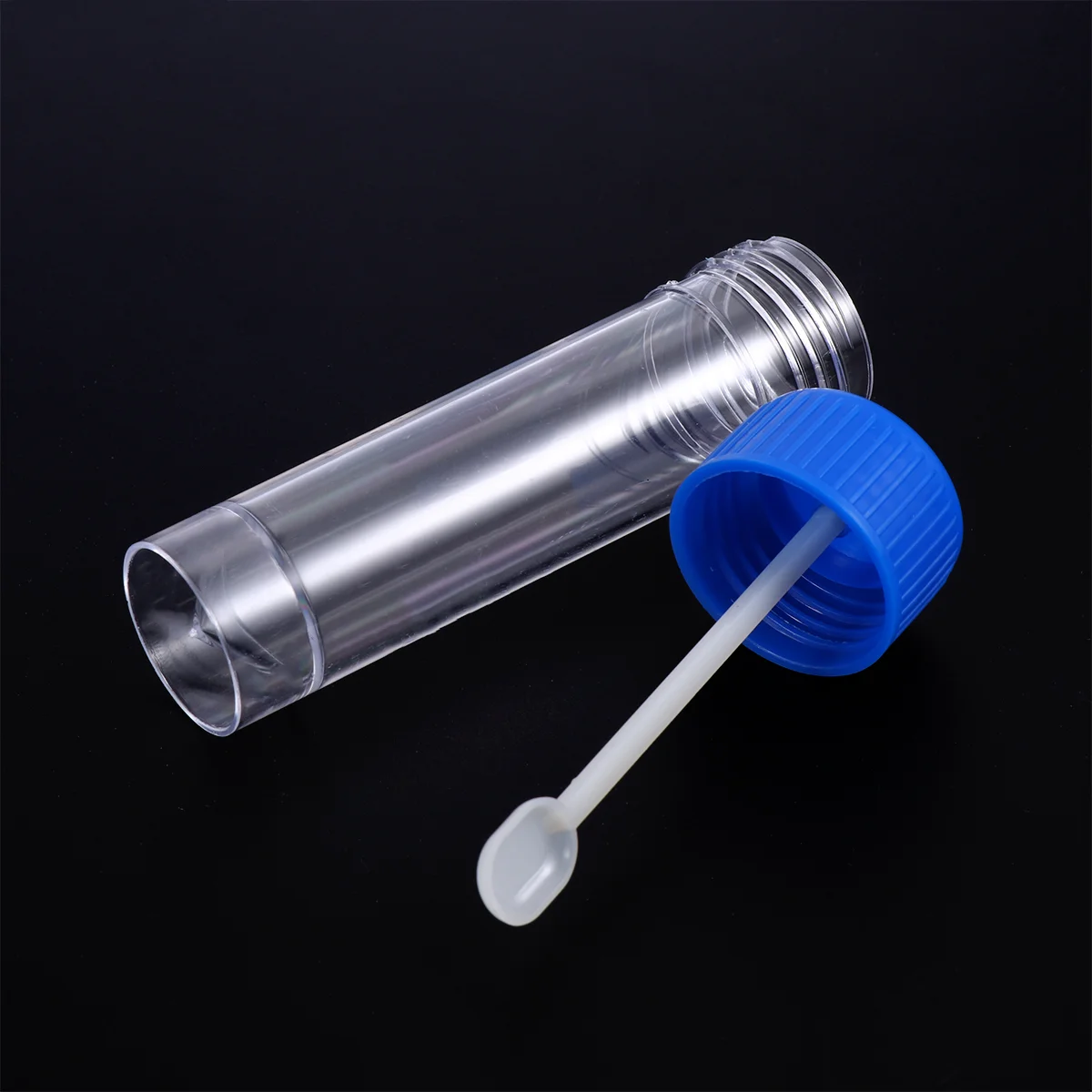 

10 Pcs Plastic Container Lid Sampling Cup Stool Specimen Vial Urine Sample Bottle