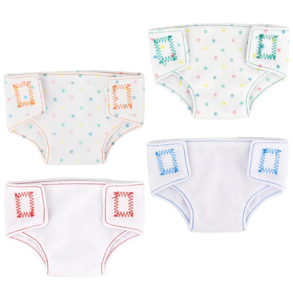 

4pcs Dolls Underpants Pretend Play Dress Up Underpants