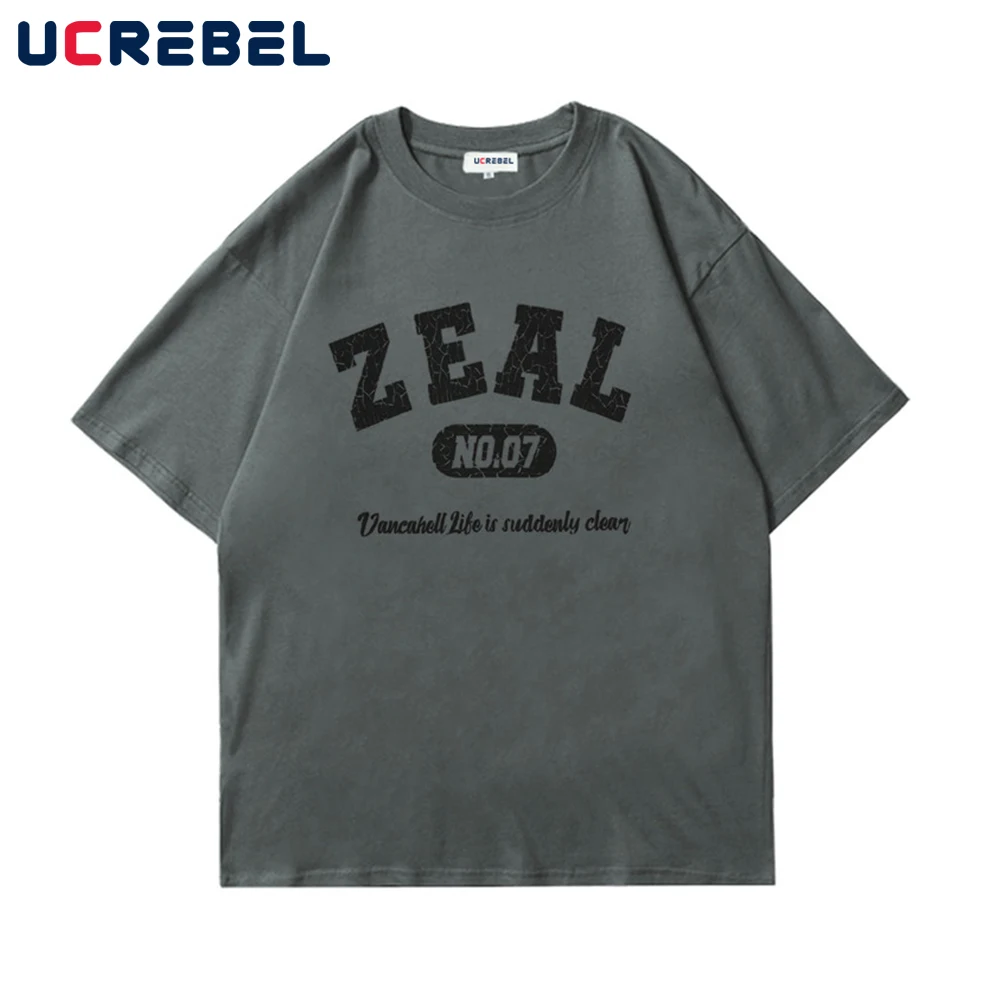 

Футболка мужская хлопковая с коротким рукавом, уличная одежда с надписью, повседневный топ с круглым вырезом, свободная рубашка с рукавом д...