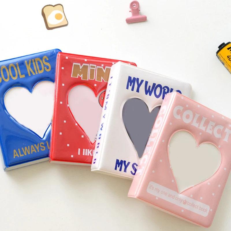 

Large One-page Two-card Love 3 Inch Photo Album Cartoon Album Holds 64 Mini Photos Album Material PVC Fashion Hot