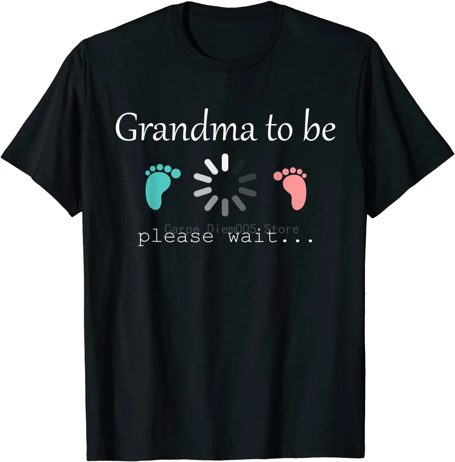 

Grandma to be please wait Baby Gender reveal Party Grandmom T-Shirt