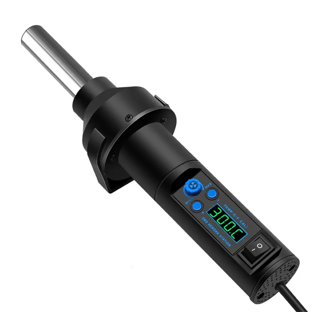 Новинка микро-пистолет горячего воздуха 8018LCD пайка для распайки восстановленная