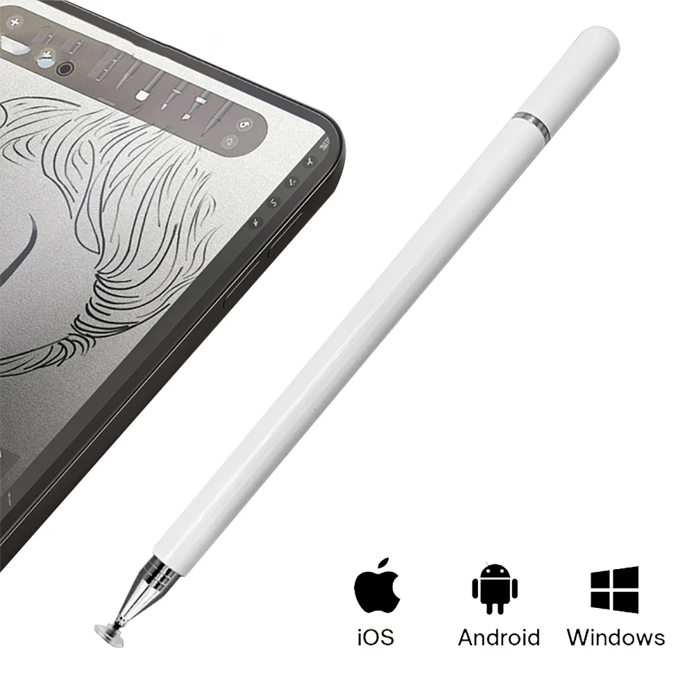 Универсальный стилус для рисования для Android iOS сенсорная ручка для iPad  iPhone Samsung Xiaomi планшета смартфона карандаш аксессуары | AliExpress