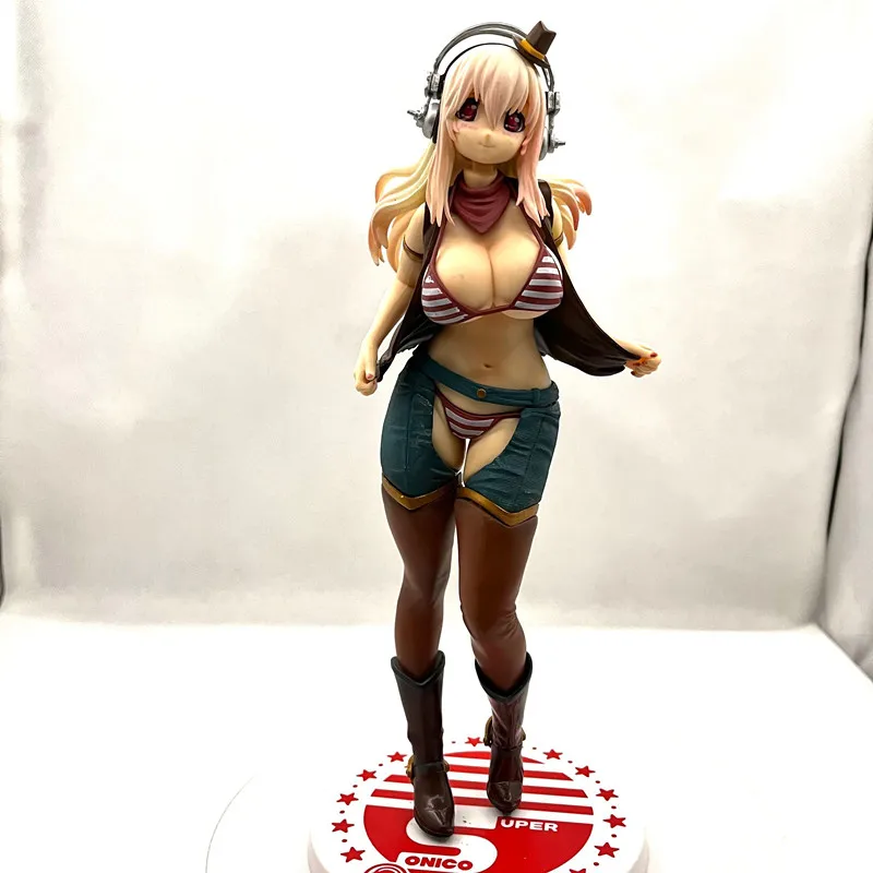 

Супер Sonico Cowgirl 1/7 полная фигурка сексуальная девушка аниме экшн фигурин словочная игрушка государственная кукла подарок