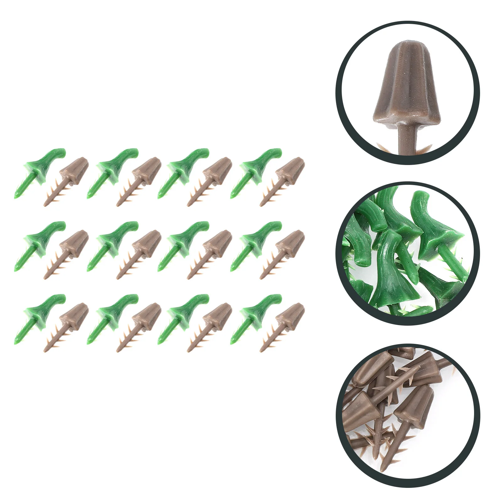 100 шт. пластиковая ручка в виде тыквы Джек О фонарь украшения Хэллоуин стебли День