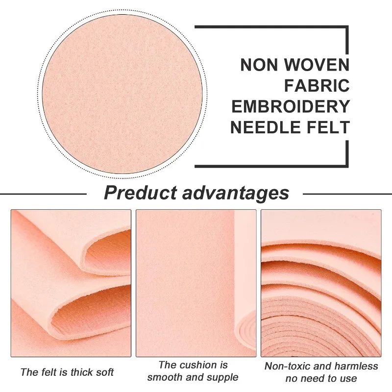 Нетканый фетр для поделок толщина 19 7 футов x 5 дюймов 3 мм