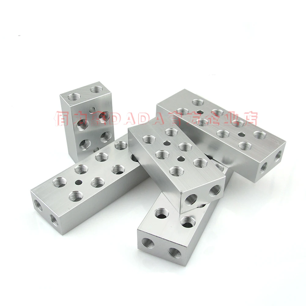 Сплиттер пневматический однотонный алюминиевый для пневматического коллектора