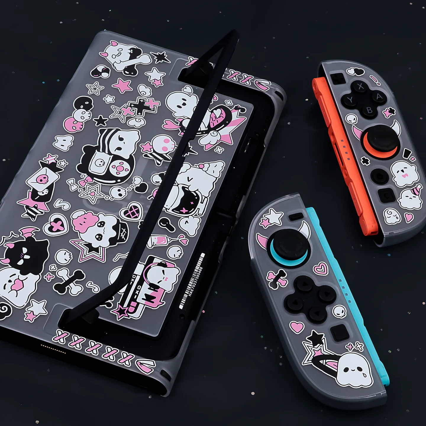 Фото Оригинальный полупрозрачный жесткий чехол Sweet & Cool Ghost для Nintendo Switch 2 – съемный защитный корпус для новой консоли NS2 №2