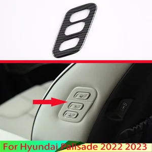 For Hyundai Palisade 2022 2023 Car Accessories ABS Boss Seat Key Decorative Cover Ornaments