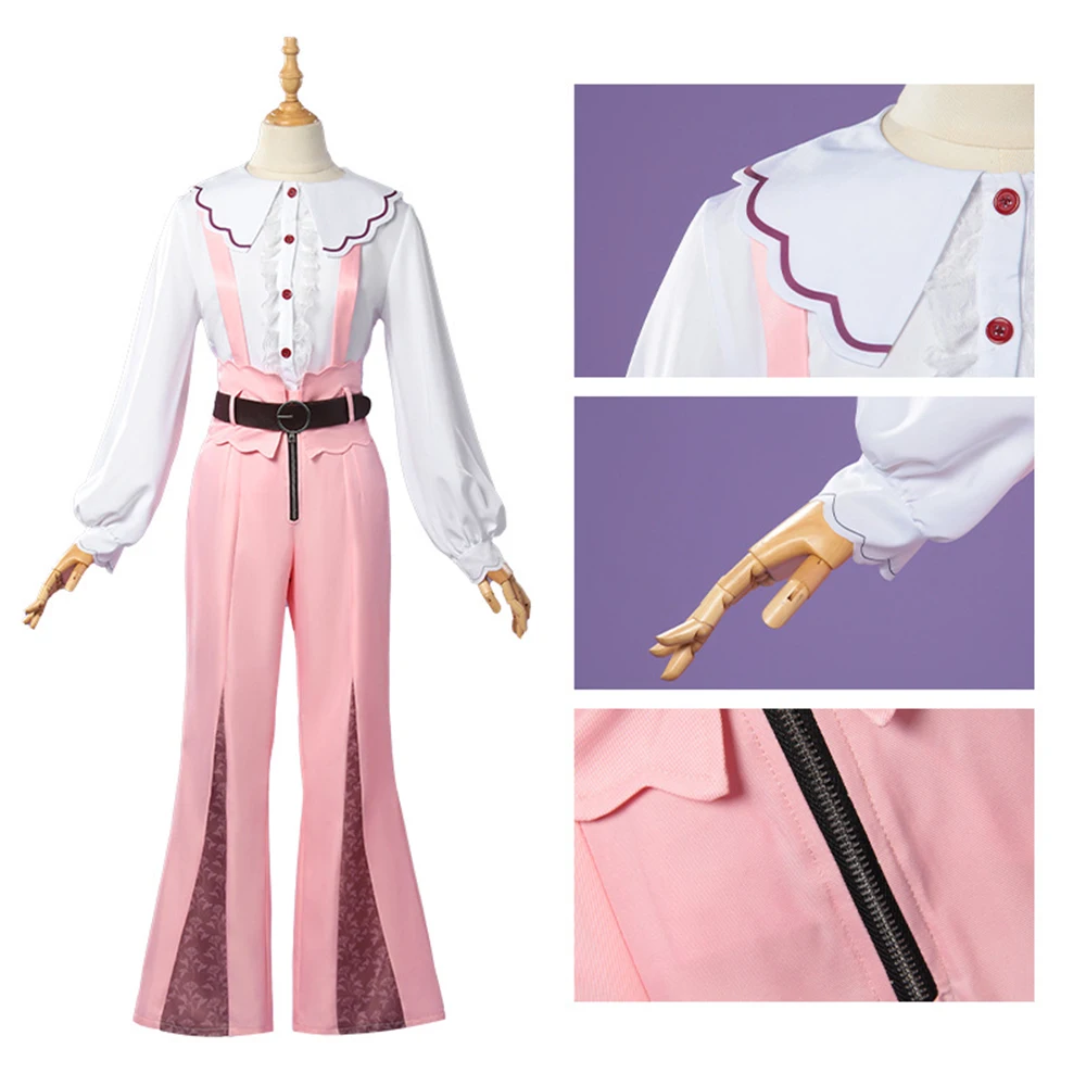 Аниме проект Sekai Colorful Stage Feat AKIYAMA MIZUKI косплей костюм женский топ розовый