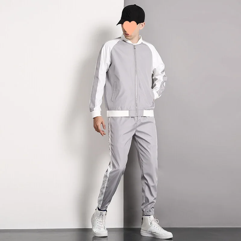 

Autumn casual sweater sports suit men's new Korean version trend baseball collar jacket men's hot style