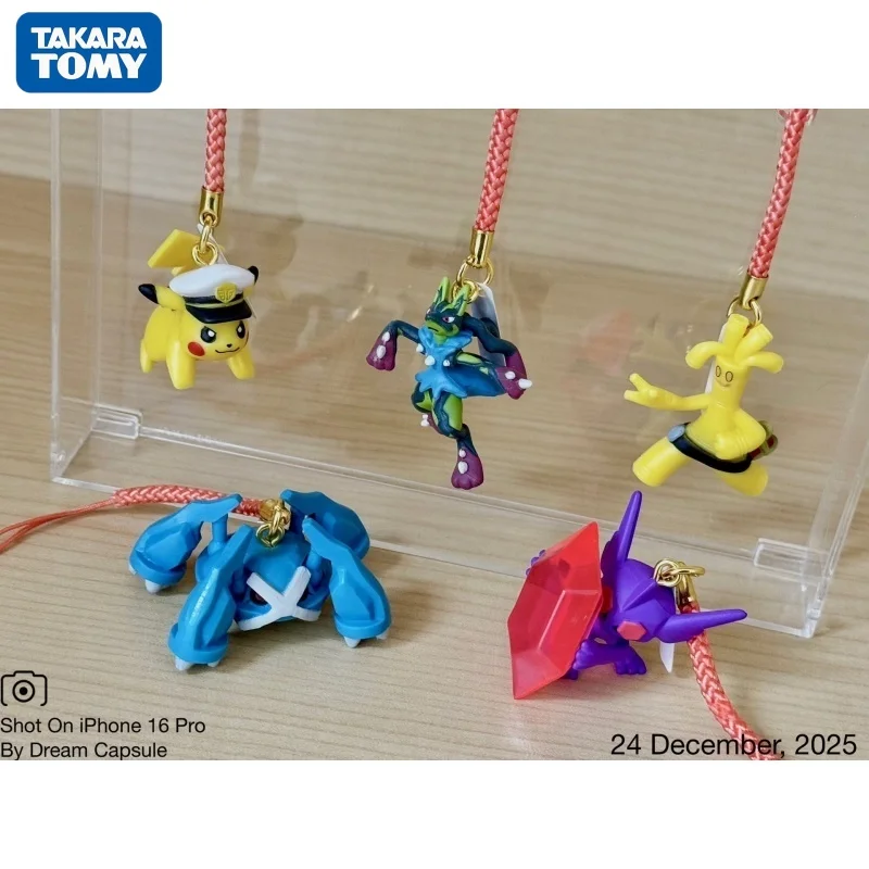 Фото Оригинальные аниме-игрушки Pokemon Gashapon: Эволюционные фигурки Aura MEGA Lucario, Sableye, Pikachu в капсулах, мультяшные модели, подарки на Рождество №1