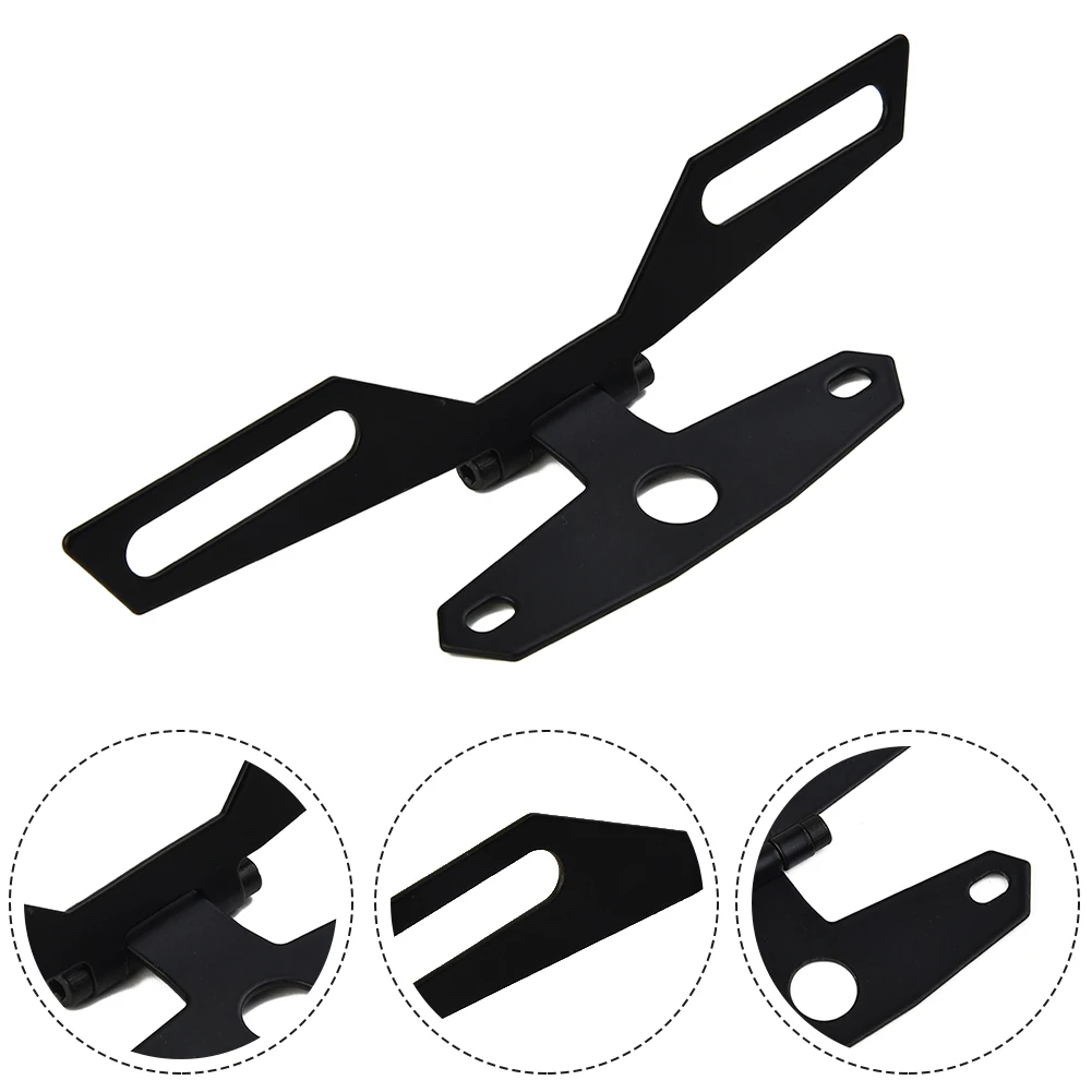

Aluminum Alloy License Plate Holder Fender Eliminator Folding For Dirt Bike Motorbike Tail Light Holder Replacement Part 1pc