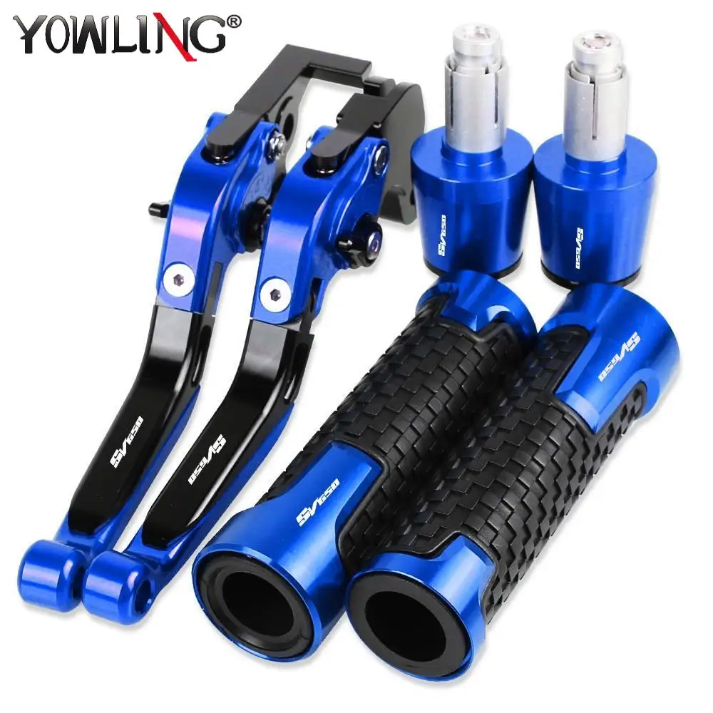 

SV 650 Motorcycle Brake Clutch Levers Handlebar Hand Grips ends For SUZUKI SV650 1999 2000 2001 2002 2003 2004 2005 2006-2012