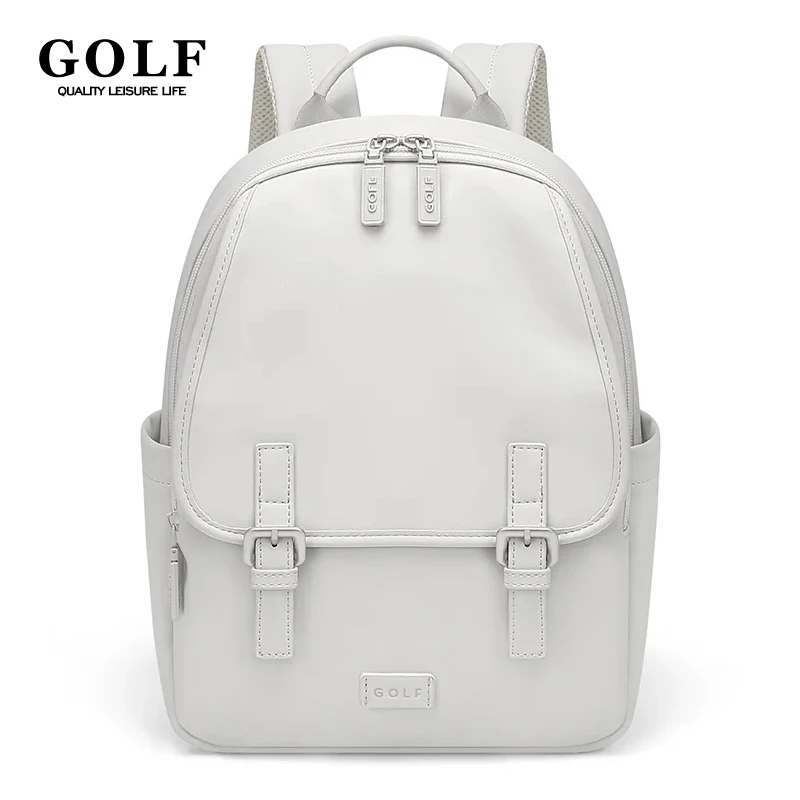 Кожаный женский рюкзак для гольфа