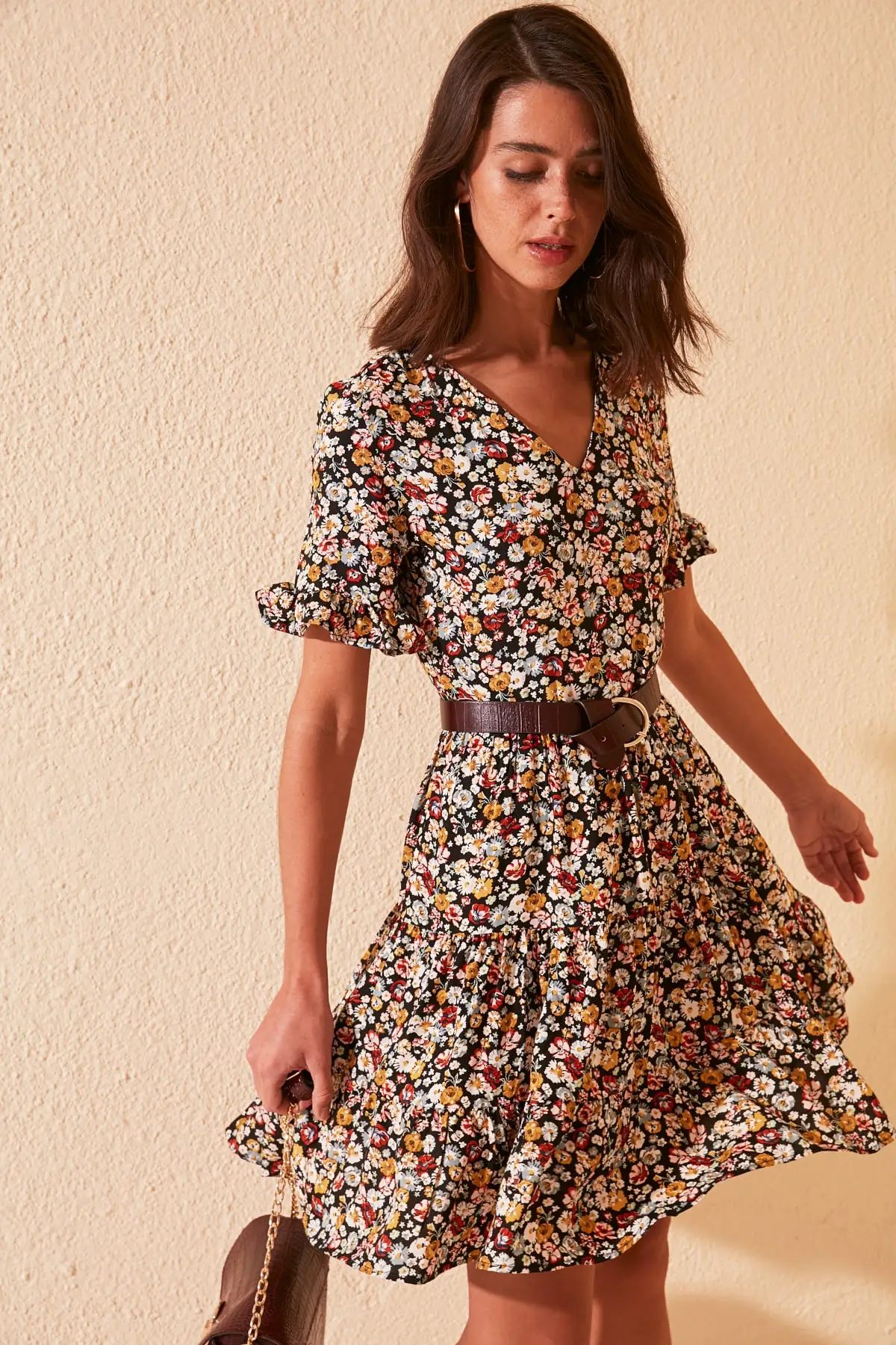 Платье с цветочным узором TWOSS20EL2431 | Женская одежда