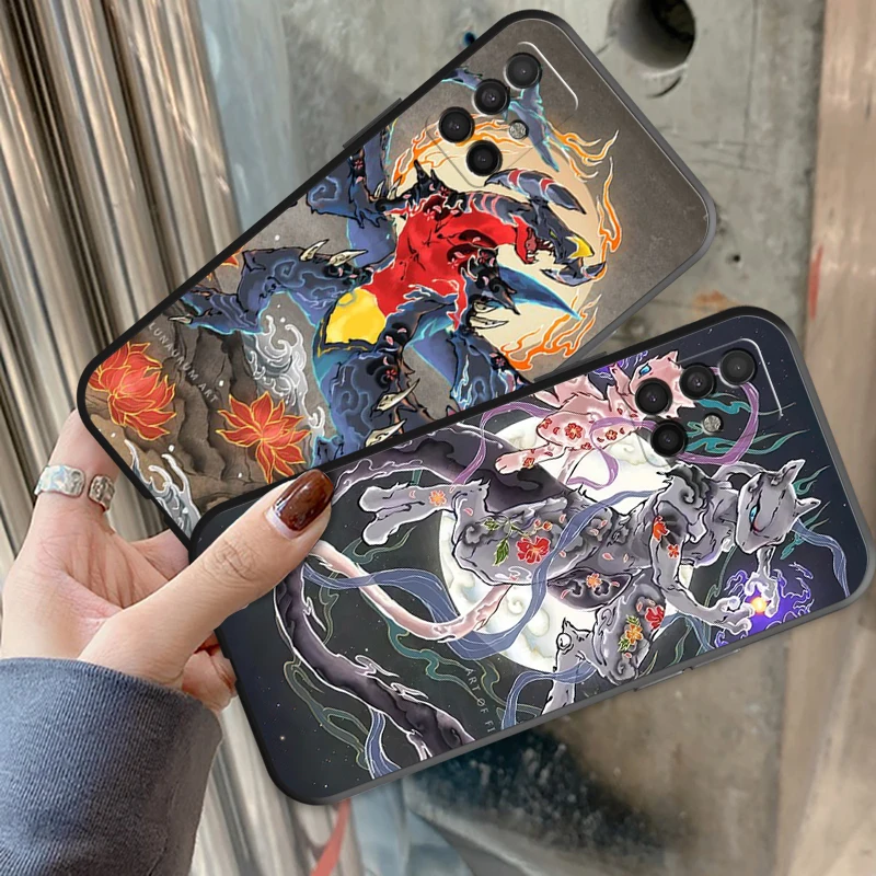 

Japan Anime Pokemon Phone Cases For Samsung A51 5G A31 A72 A21S A52 A71 A42 5G A20 A21 A22 4G A22 5G A20 A32 5G A11 TPU Unisex
