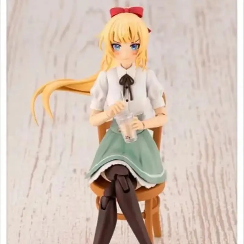 Фото Коллекционная фигурка Kotobukiya Sousai Shojo Teien Ritsuka Saeki, 16 см, модель школьницы, для демонстрации на рабочем столе №2