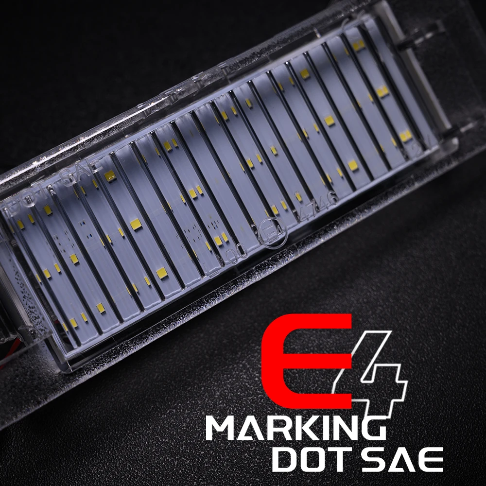 2x светодиодный фонарь номерного знака Canbus для Opel Astra H J K Corsa C D E Insignia A Vectra Zafira B Meriva