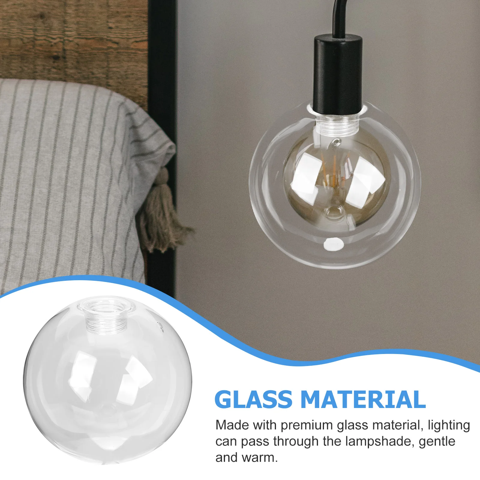 Стеклянный колпачок для лампы 100 мм лампа с круглым основанием G9 современный