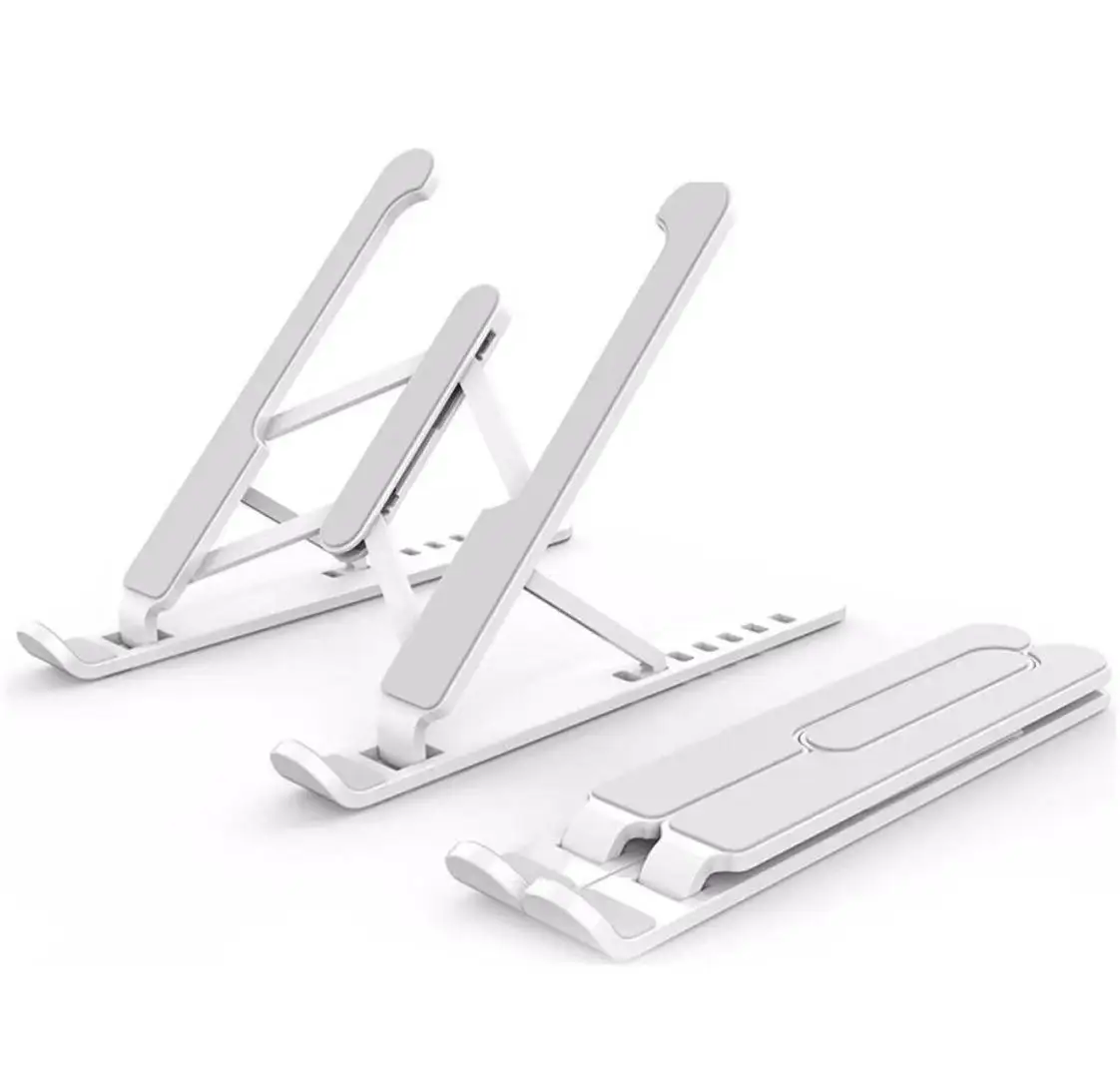 

Laptop stand foldable and adjustable For 11 to 15.6 inch laptops Metallic Portable Heat dissipative Tablet holder PC accessories