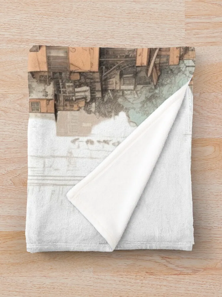 Kowloon Walled City Grupo?é???̈??? Плед с принтом роскошные дизайнерские милые дорожные одеяла