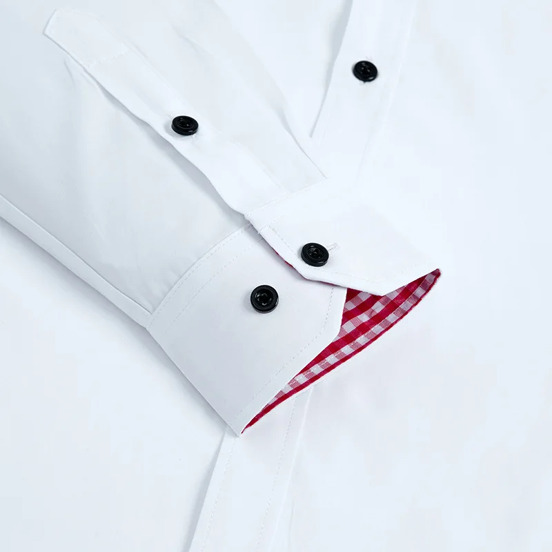New Four Seasons Long Sleeve Men's Shirts Fashion Slim Shirts Suits Business Casual Professional Cotton Comfortable Tops