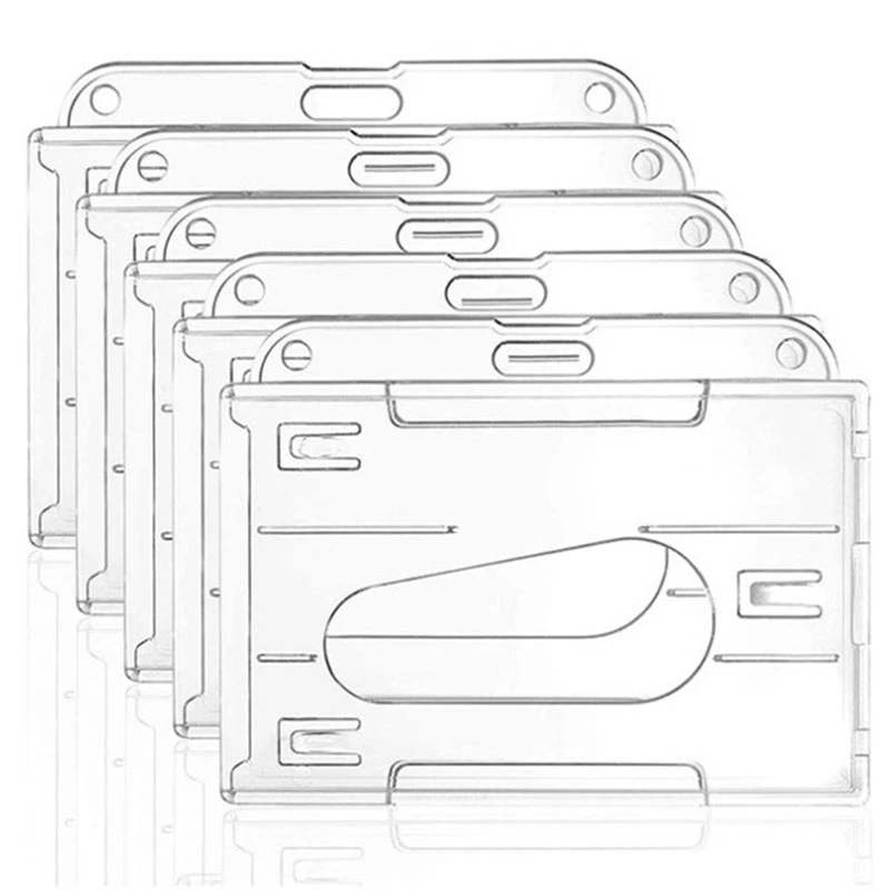 

20 шт./упаковка, двухсторонний пластиковый держатель для значков