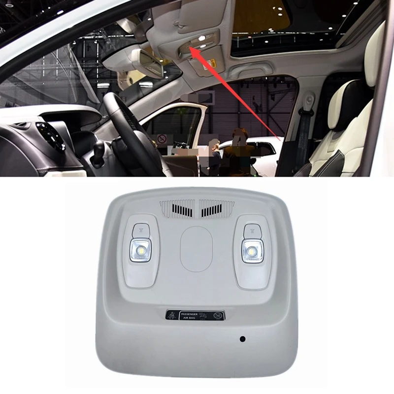 

Автомобильная Верхняя лампа для чтения, освесветильник для интерьера крыши для Renault Captur Clio IV Espace V Kadjar Talisman XFD 969800515R