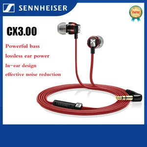 Sennheiser CX3.00 3.5mm Stereo Headset  Deep Bass Earphones Sport Earbuds HD Resolution Headphone for iPhone Androd