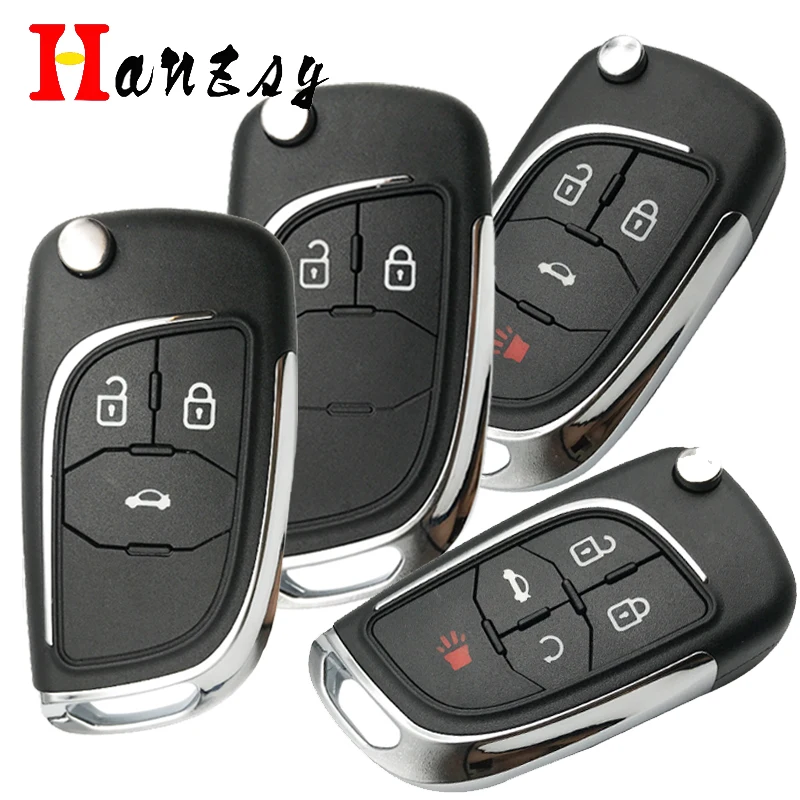 

2/3/4/5 Buttons For Chevrolet Cruze Camaro Epica Lova 2009-2013 Replacement Modified Folding Filp Car Remote Key Shell Case Fob