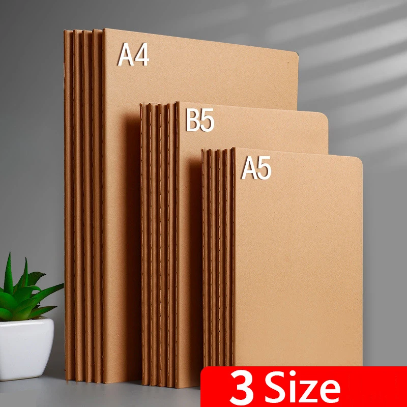 

A4/A5/B5 Sketchbook Diary For Drawing Painting Graffiti Sketch Book Blank Grid Line Notepad Notebook Stationery School Supplies