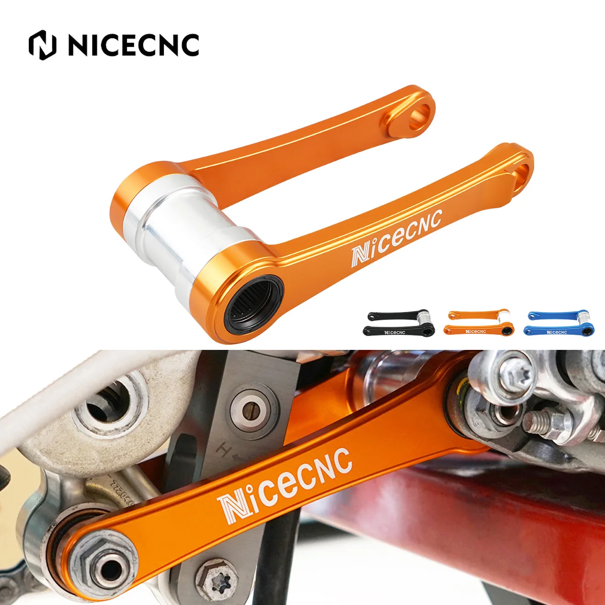 

NiceCNC For KTM SX125 SX250F SX350F SX450F XCF 250 350 450 2016-2022 SX250 XC250 XC300 2017-2022 XC125 Lowering Linkage Link kit