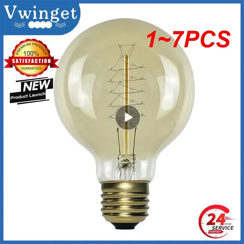 

1~7PCS Warm And Cozy Lighting Edison Bulb Multiple Applications Filament Antique Long-lasting Durability Vintage Filament Lamp