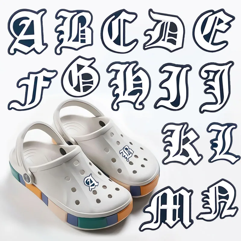 1 шт. старые английские подвески для обуви из ПВХ кроссовок аксессуары украшения