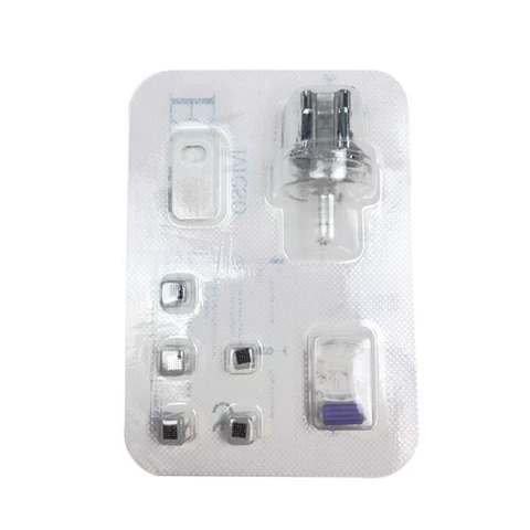 EMS монокристаллическая Кремниевая Сменная головка, 1 комплект для инжектора, пистолета для мезотерапии, без иглы, увлажняющий мезогун