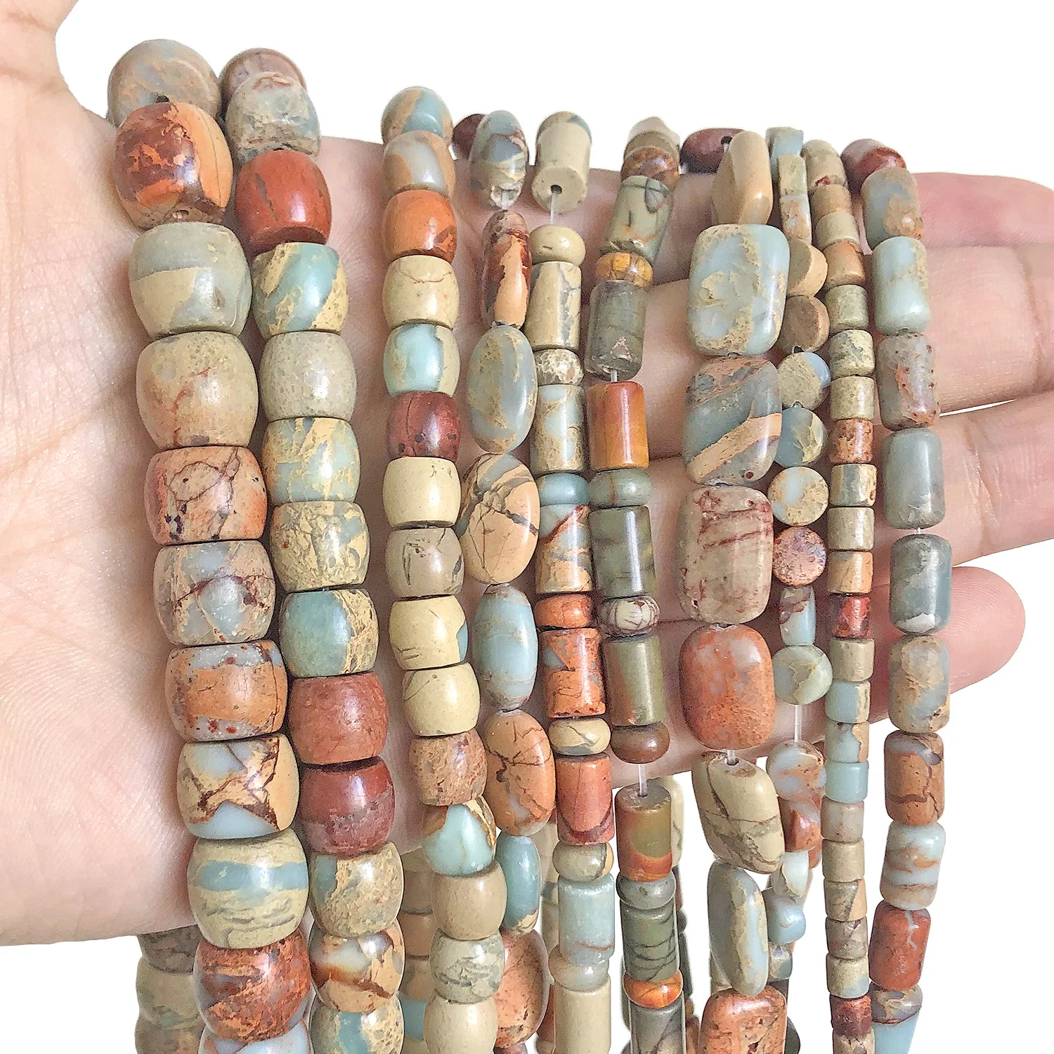 

Natural Shoushan Stone Beads Charms Drum Oval Flat Round Tube Cube Shape Beads For Bracelet Necklace Jewelry Handmade Supplier