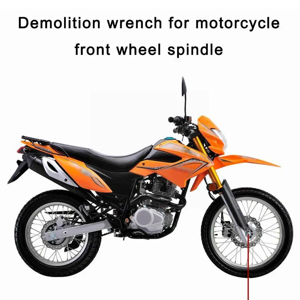

Motorcycle Front Wheel Axle Hex Spindle Driver Removal 22mm 24mm Spindle Tool Disassembly Wrench 19mm Sleeve Hexagonal Tool N8j5