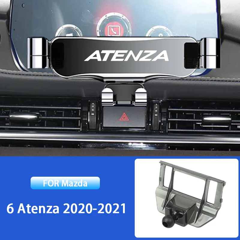 

For Mazda 6 Atenza 2020-2021 Car Mobile Phone Holder Multi-Function Special Air Vent Mounts Stand GPS Gravity Navigation Bracket