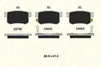 

Store code: B2365214805KD13 for brake BALATASI rear ACCORD 90 98 LEGEND 87 91 PRELUDE 90 96