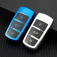 tpu car remote key case cover shell fob for volkswagen vw passat r36 3c5 cc b6 b7 3c magotan car accessories protector keychain