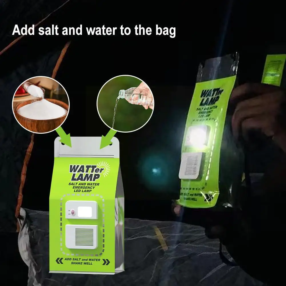 

2023 Salt Water Lantern Lamp Emergency Night Light For Camping Outdoor Brine Camping Led Light Outdoor Emergency Night Fish H8n0
