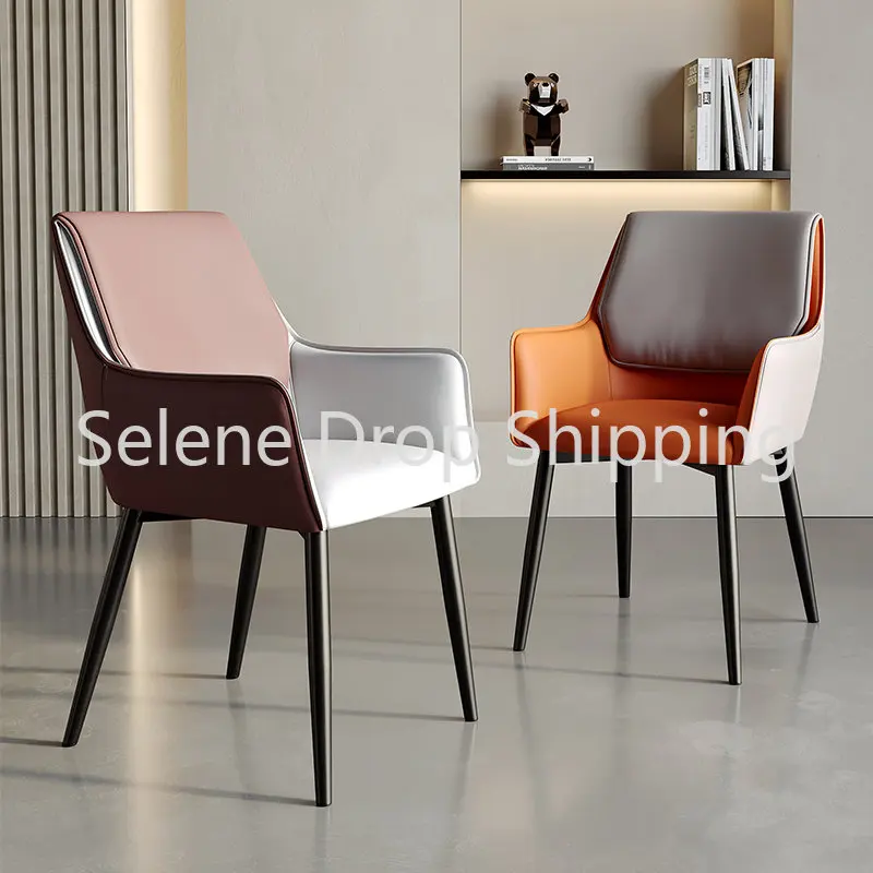 

Modern Interior Computer Dresser Dining Chairs Nordic Kitchen Dining Chairs Individual Armchair Comedor Balcony Furniture