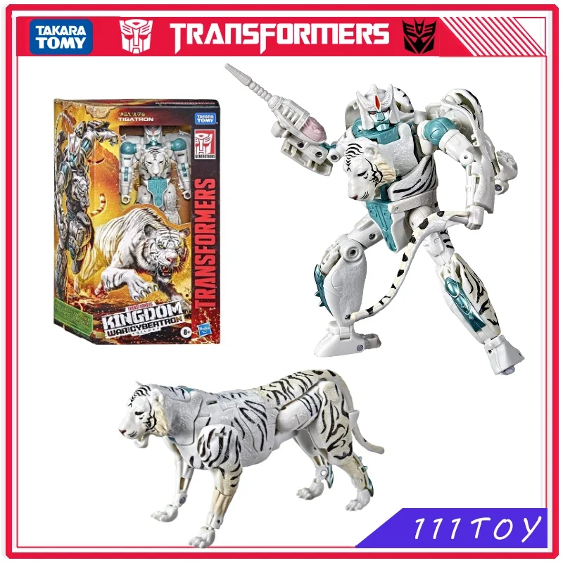 В наличии Takara Tomy Трансформеры война для Cybertron:WFC-K35 Voyager Tigatron Аниме Фигурки Робот