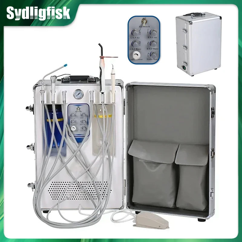 Портативный стоматологический блок доставки воздушный компрессор всасывающая