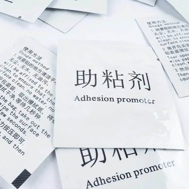 Primer Adhesion Promoter Двусторонняя клейкая лента Sticky Aid Клей Primer Promoter Автомобильные аксессуары наклейка 10/50/100 пакетов