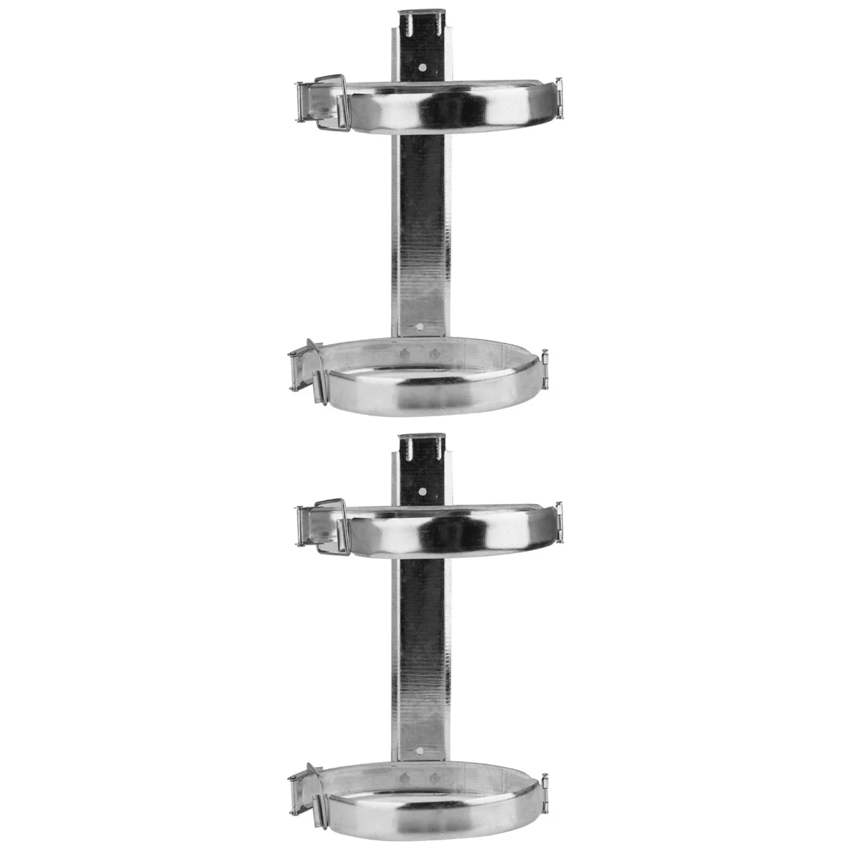

2 Pack Fire Extinguisher Hanger Iron Office Wall Shelves Accessory Equipment Rack Home Holder Wall-mounted Household