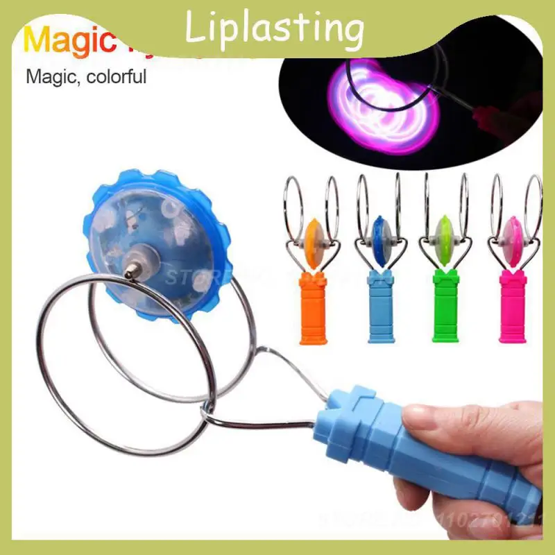 

LED Light Magnetic Gyro Colorful Luminous Spinning Top Rotating Gyroscope Hand Spinner Funny Toy Kids Children Christmas Gift