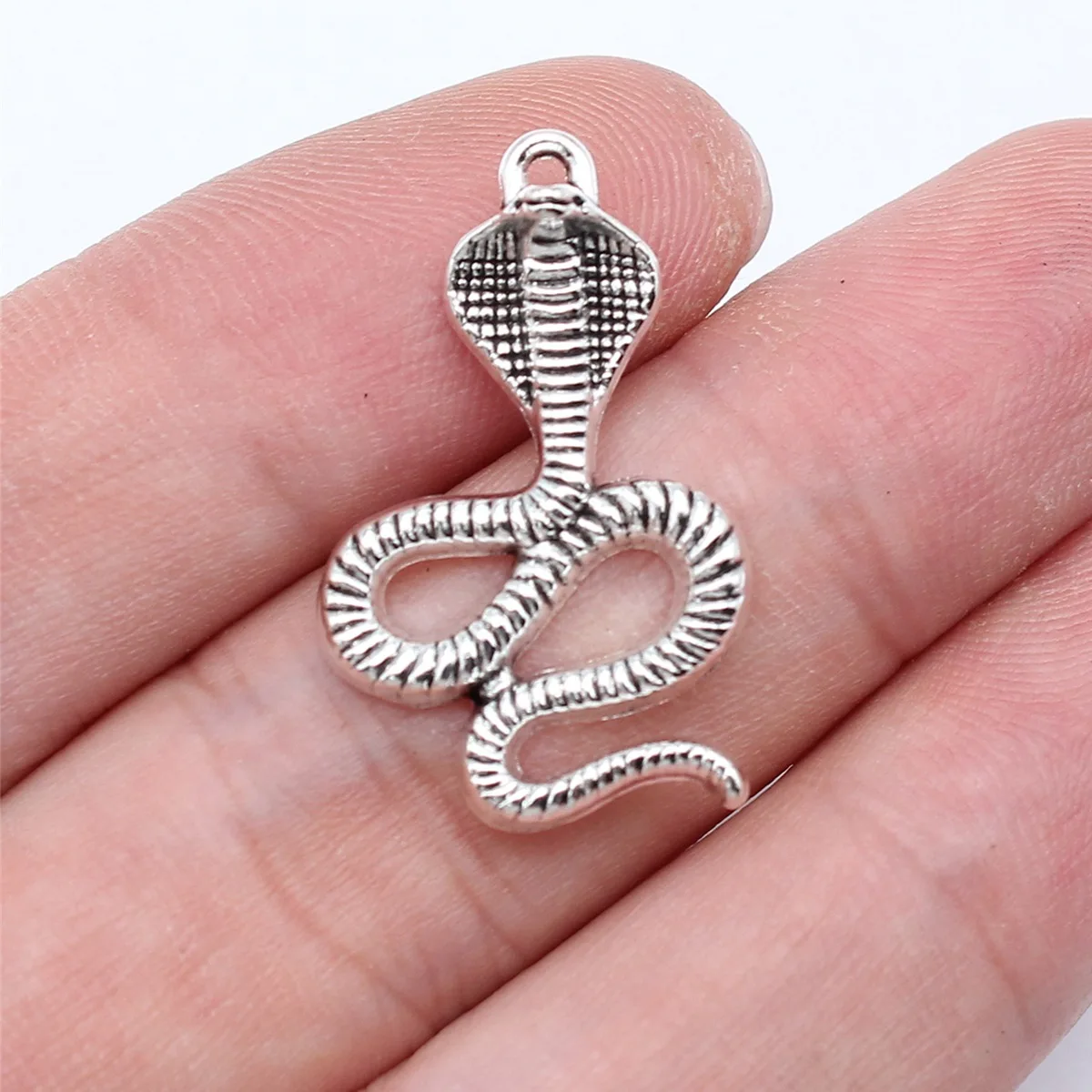 15 шт. 27x18 мм античная серебряная подвеска-Кобра, подвески, дизайнерские подвески, аксессуары для ювелирных изделий